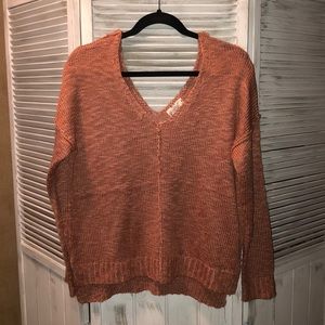 NWOT rose gold sweater